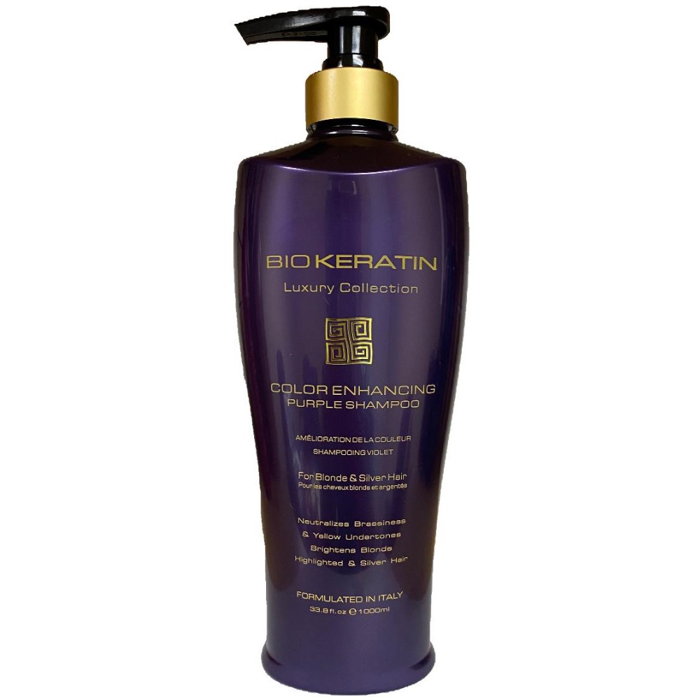 2287.png BioKeratin Luxury Color Enhancing Purple Shampoo - Image 1